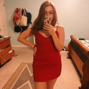 NWT Princess Polly Red Mini Dress
